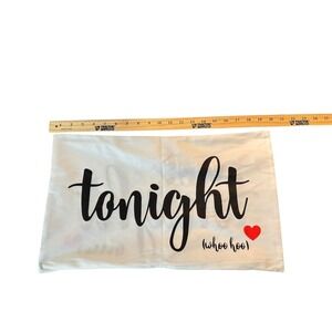 Funny Pillow Cover "Not‎ Tonight Sorry" Sarcastic Couple Pillowcase Throw Pillow